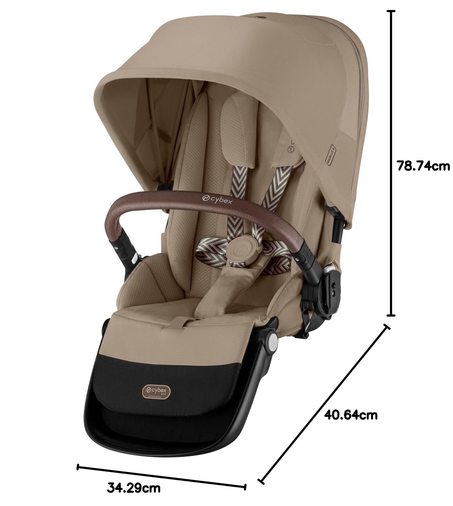 Cybex Gazelle/e-Gazelle S 2 Second Seat – Reclining Seat, Up to 50